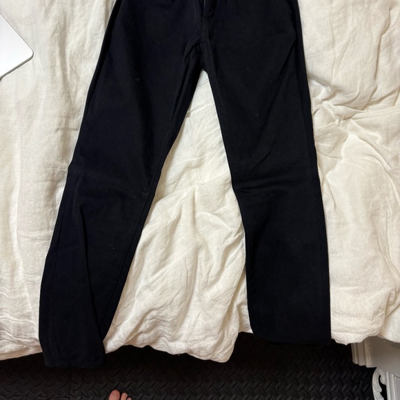 LOFT - Black Smooth Pants, Size 2 - Picture 2 of 2